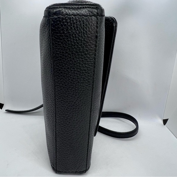 Kate Spade Black Pebbled Leather Crossbody Bag GUC - Picture 7 of 16